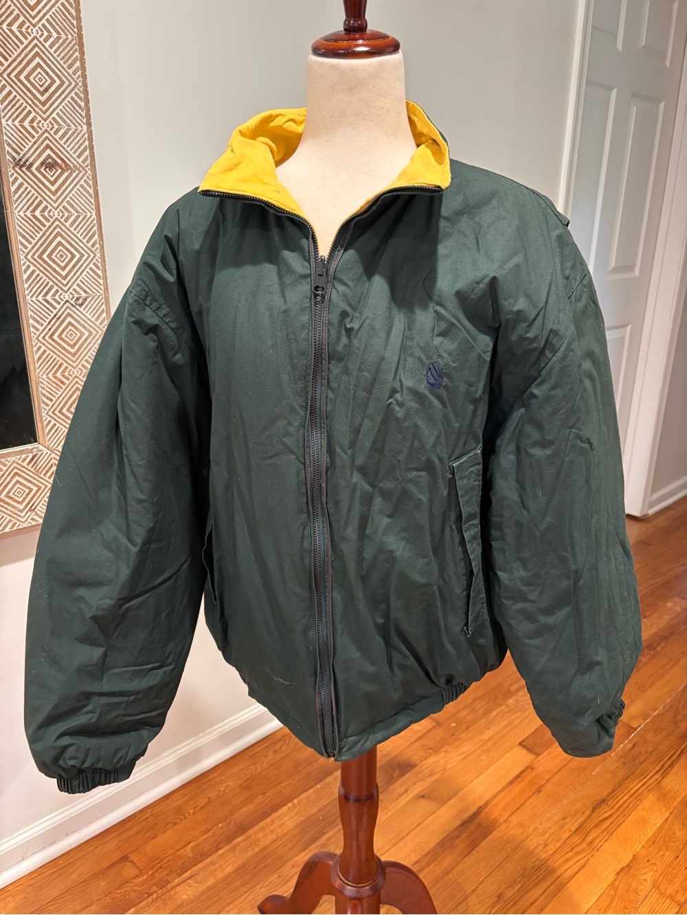 Vintage reversible Nautica puffer jacket Men’s Medium